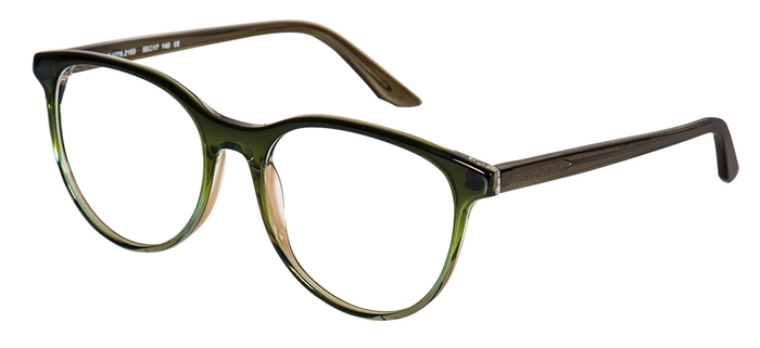 FRANK+FREI Damen-Kunststoffbrille (FRANK+FREI 4275 2153 braun verlauf/khaki 53-19) Damen-Kunststoffbrille aus der Kollektion 'FRANK+FREI'
