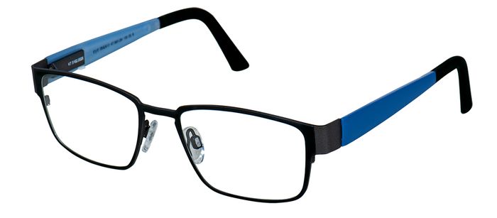 eyemax Unisex-Metallbrille (eye:max 5162 0026 anthracite/black tie 52-18) Unisex-Metallbrille aus der Kollektion 'eyemax'