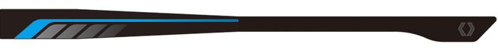 eyemax 8.0 Bügel eyemax 8.0 Bügel zum Wechseln (eye:max 5209 8.0-04- mm - Rennstreifen/schwarz blau) eyemax 8.0 Bügel zum Wechseln
