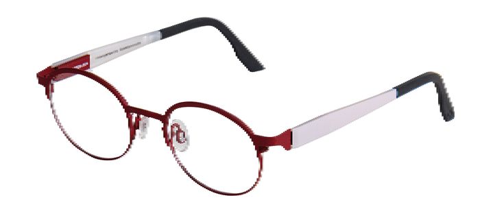 eyemax 8.0 Unisex-Metallbrille (eye:max 5299 XS 0024 hibiscus  -----) Unisex-Metallbrille aus der Kollektion 'eyemax 8.0'