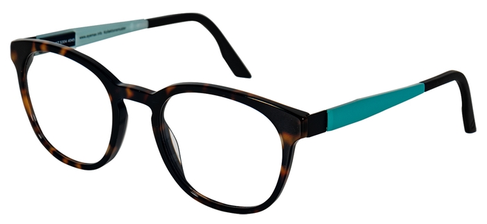 eyemax 8.0 Unisex-Kunststoffbrille (eye:max 5304 8.0 4045 dunkelhavanna 53-22) Unisex-Kunststoffbrille aus der Kollektion 'eyemax 8.0'