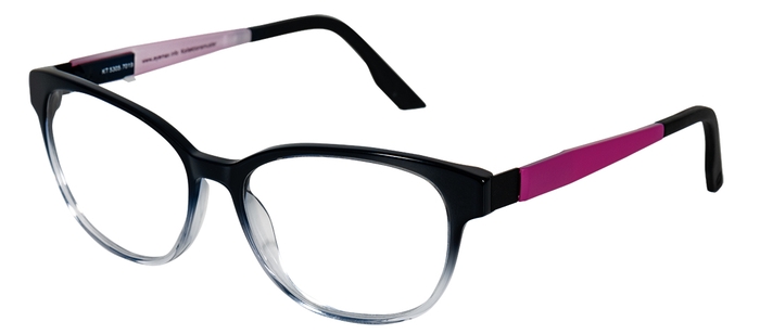 eyemax 8.0 Unisex-Kunststoffbrille (eye:max 5305 8.0 7019 grau/dunkelblau 53-16) Unisex-Kunststoffbrille aus der Kollektion 'eyemax 8.0'