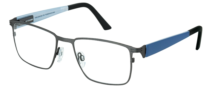 eyemax Unisex-Metallbrille (eye:max 5710 0026 anthracite 54-18) Unisex-Metallbrille aus der Kollektion 'eyemax'