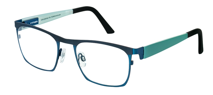 eyemax Herren-Metallbrille (eye:max 5715 0073 moonlit meadow/rich iris 53-20) Herren-Metallbrille aus der Kollektion 'eyemax'