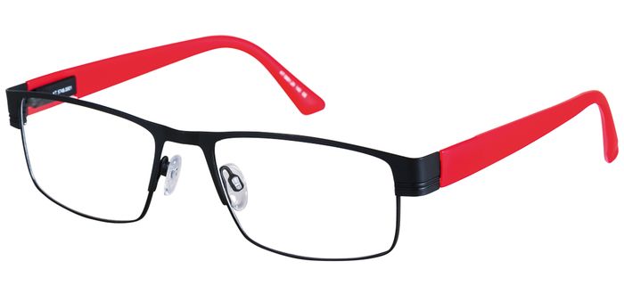 eyemax Herren-Metallbrille (eye:max 5748 0001 black tie 59-19) Herren-Metallbrille aus der Kollektion 'eyemax'