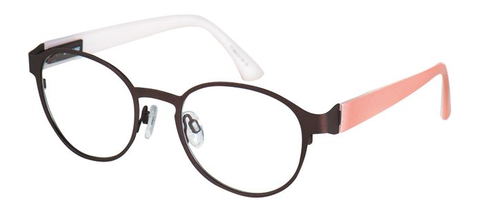 eyemax Unisex-Metallbrille (eye:max 5780 0002 espresso lane 49-19) Unisex-Metallbrille aus der Kollektion 'eyemax'