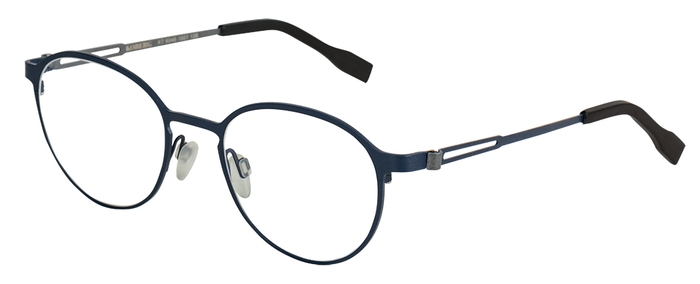 KOBERG Unisex-Metallbrille (Koberg 6048 1001 dunkelblau/anthracit 48-19) Unisex-Metallbrille aus der Kollektion 'KOBERG'