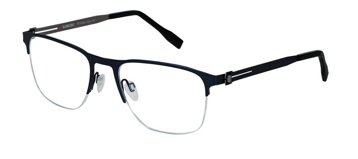 KOBERG Herren-Metallbrille (Koberg 6049 1024 blau/braun 54-20) Herren-Metallbrille aus der Kollektion 'KOBERG'
