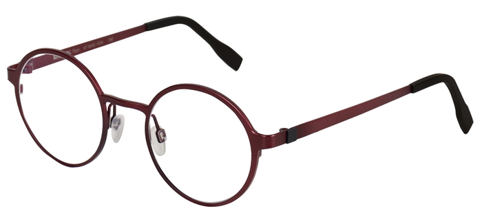 KOBERG Unisex-Metallbrille (Koberg 6052 Titan 1034 rot/blau 46-21) Unisex-Metallbrille aus der Kollektion 'KOBERG'