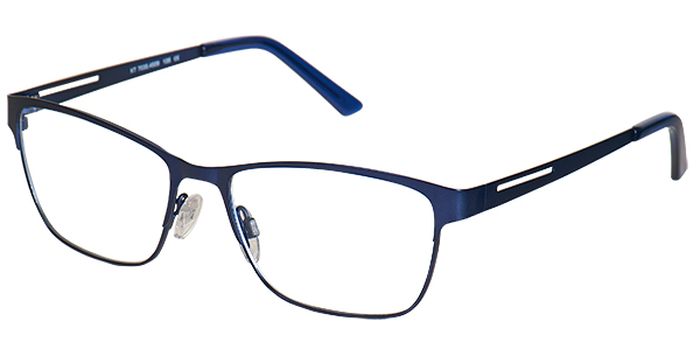 KT basics Unisex-Metallbrille (KT basics 7035 4509 blau matt 54-16) Unisex-Metallbrille aus der Kollektion 'KT basics'