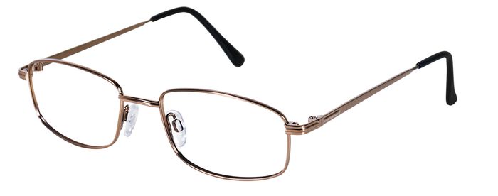 KT basics Herren-Metallbrille (KT basics 7055 6017 braun 52-18) Herren-Metallbrille aus der Kollektion 'KT basics'