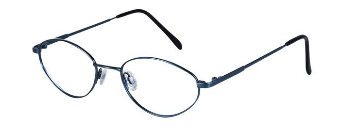 KT basics Damen-Metallbrille (KT basics 7057 6020 blau matt 49-18) Damen-Metallbrille aus der Kollektion 'KT basics'