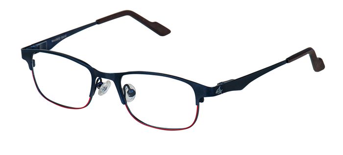 Capt'n Sharky Kinder-Metallbrille (Capt'n Sharky 8032 5015N :-) blau/rot 44-16) Kinder-Metallbrille aus der Kollektion 'Capt'n Sharky'