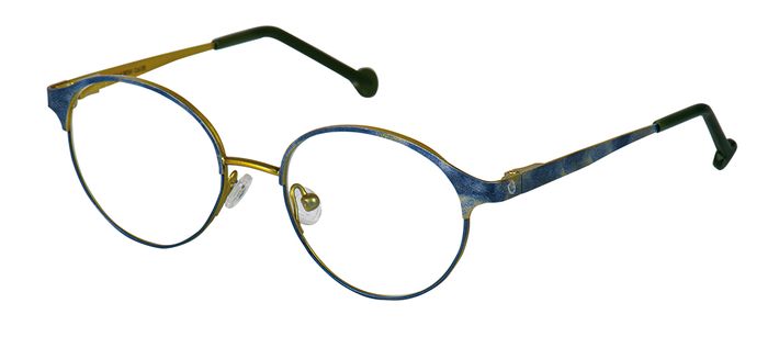 Pferdefreunde Kinder-Metallbrille (Pferdefreunde 8034 5021N :-) grau/grün 45-17) Kinder-Metallbrille aus der Kollektion 'Pferdefreunde'