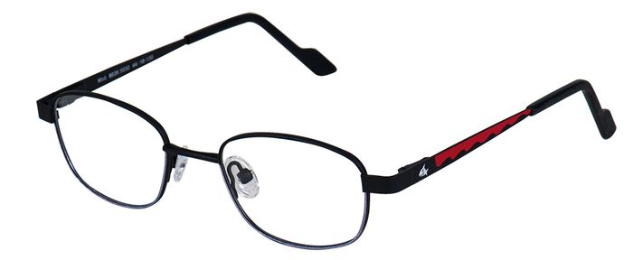 Capt'n Sharky Kinder-Metallbrille (Capt'n Sharky 8038 5030N :-) schwarz/rot 42-18) Kinder-Metallbrille aus der Kollektion 'Capt'n Sharky'