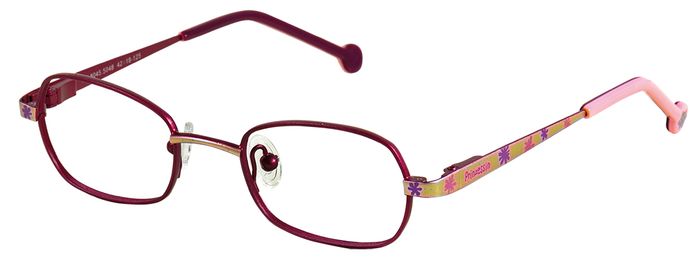 Prinzessin Lillifee Kinder-Metallbrille (Prinzessin Lillifee 8045 5048 :-) bordeaux/gold/rosé/lila  42-18) Kinder-Metallbrille aus der Kollektion 'Prinzessin Lillifee'