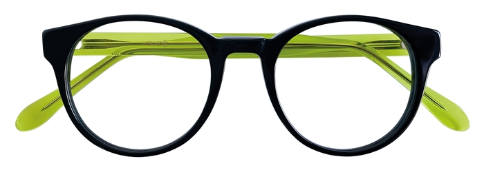 H3INZ Unisex-Kunststoffbrille (H3INZ 9114 Buddenturm 7001 schwarz 47-18) Unisex-Kunststoffbrille aus der Kollektion 'H3INZ'