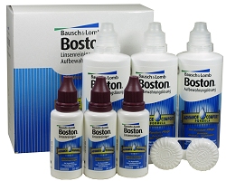 Bausch & Lomb Boston ADVANCE Multipack 3x 120 ml / 3x 30 ml (Bausch & Lomb, 8218) Reiniger und Aufbewahrung für formstabile KL, 3x 120 ml / 3x 30 ml