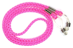 K&T Brillenkordel farbig rosé (K&T, 16520, 6 ,rosé) Brillenkordel, farbig, mit Gummiösen am Brillenbügel zu befestigen.