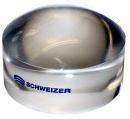 Schweizer Optik Hellfeldlupe Acryl mit Lesezeile im Stoffbeutel 50 mm  (Schweizer Optik, 930762, 50 ,50 mm) Hellfeldlupe Acryl mit Lesezeile im Stoffbeutel 50 mm