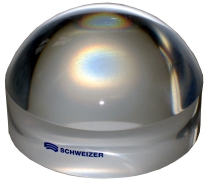 Schweizer Optik Hellfeldlupe Acryl mit Lesezeile im Stoffbeutel 80 mm  (Schweizer Optik, 930782, 80 ,80 mm) Hellfeldlupe Acryl mit Lesezeile im Stoffbeutel 80 mm
