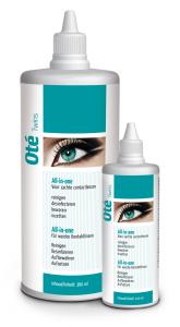 Oté Group Oté Twins Starter Pack 100 ml (Oté Group) All-in-One-Kombilösung für weiche Kontaktlinsen mit antibakterieller Wirkung und reinigenden Eigenschaften.
