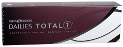 Ciba Vision Dailies TOTAL1 (Alcon, 30er-Pack) Eintages-Kontaktlinsen aus Silikonhydrogel mit Wassergradient für hohen Tragekomfort und hohe Sauerstoffdurchlässigkeit.