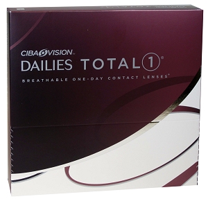 Ciba Vision Dailies TOTAL1 (Alcon, 90er-Pack) Eintages-Kontaktlinsen aus Silikonhydrogel mit Wassergradient für hohen Tragekomfort und hohe Sauerstoffdurchlässigkeit.